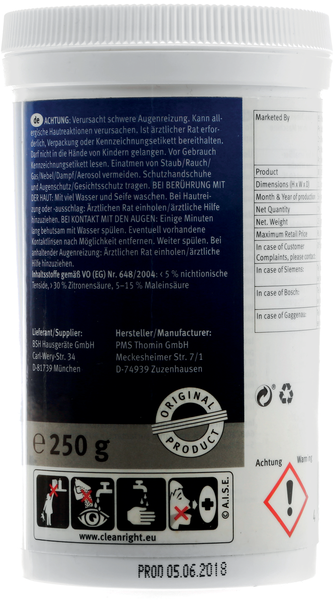 00311921 Odvápňovač Bosch | Siemens
