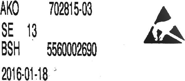 00499717 Řídící modul