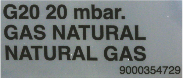 00622830 Sada trysek - zemní plyn do sporáku