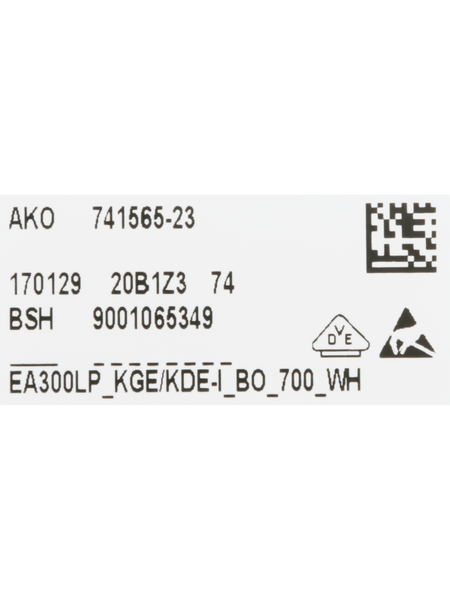 00754778 Nenaprogramovaný řídicí modul Bosch | Siemens