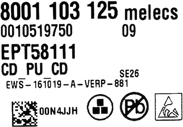 10005186 Naprogramované výkonové modul Bosch | Siemens