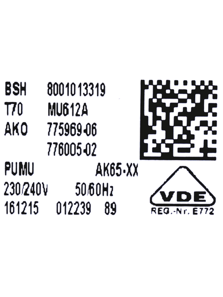 11011037 Modul výkonu/invertoru nenaprogamován Bosch | Siemens