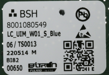 11046582 Ovládací modul naprogramovaný Bosch | Siemens