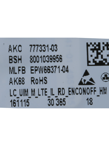 12028707 Ovládací modul naprogramovaný Bosch | Siemens