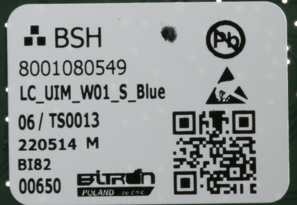 12045242 Ovládací modul naprogramovaný Bosch | Siemens