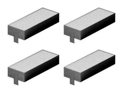 17004801 Sada akustických filtrů 194mm 4ks HEZ9VEDU0